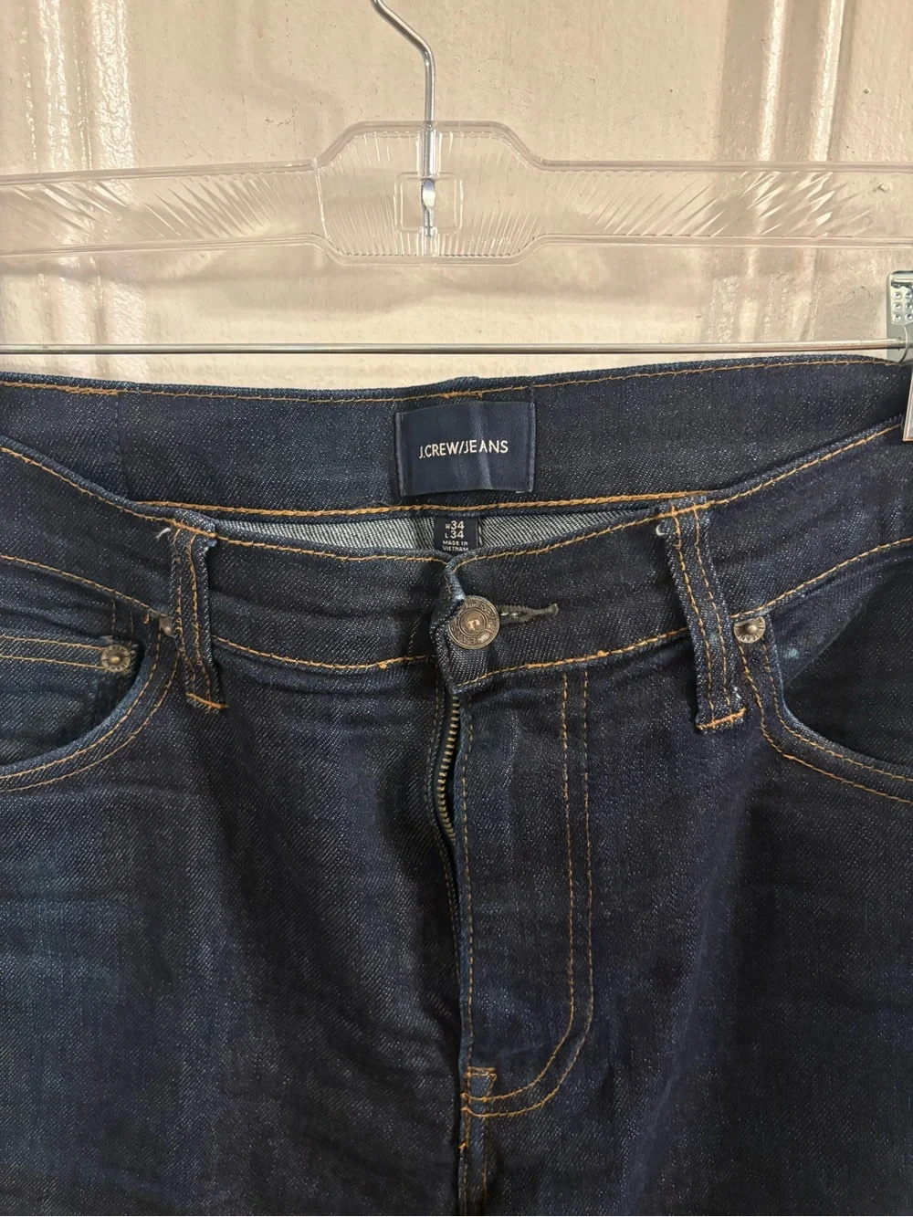J. Crew Men's Dark Indigo Jeans